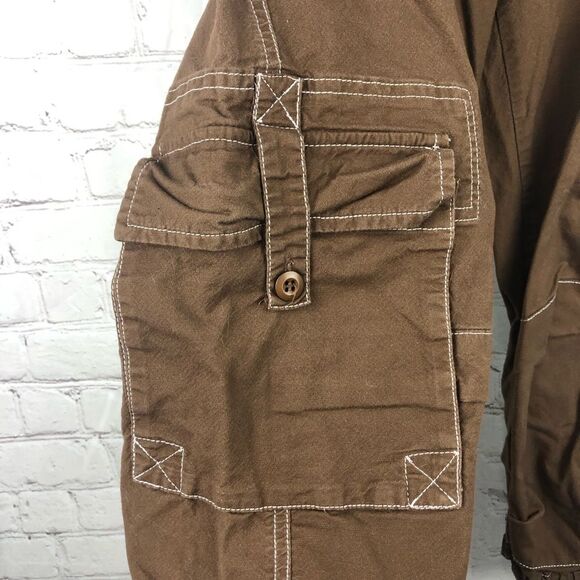 Prana Brown Capri Pants Women's Sz Small - Picture 6 of 13